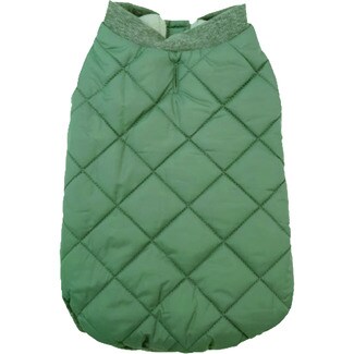 FRED&RITA Wattierter Hundeparka in Grün 30 cm 1 Einheit