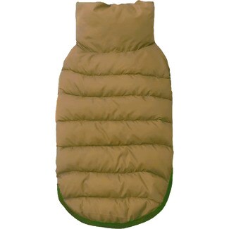 FRED&RITA abrigo ligero para perros reversible color mostaza 30 cm 1 unidad