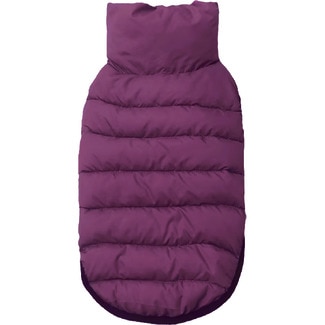 FRED&RITA maroon reversible lightweight dog coat 35 cm 1 each