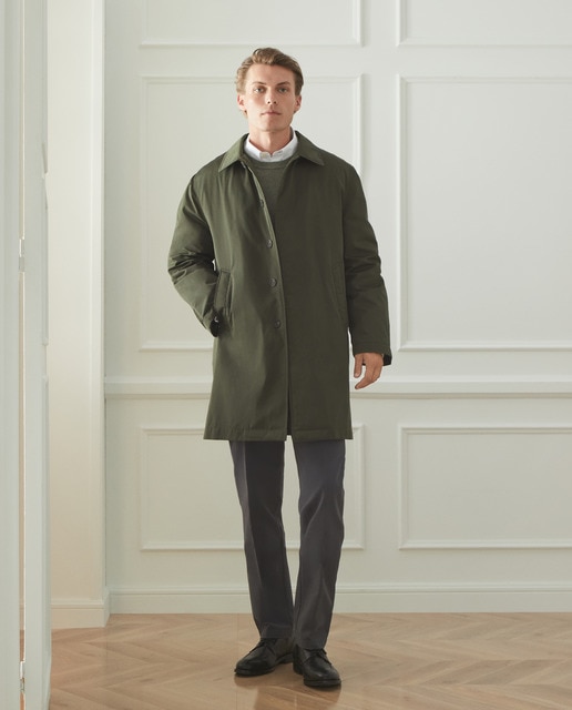 Gabardina de hombre ligera con relleno termorregulador thinsulate