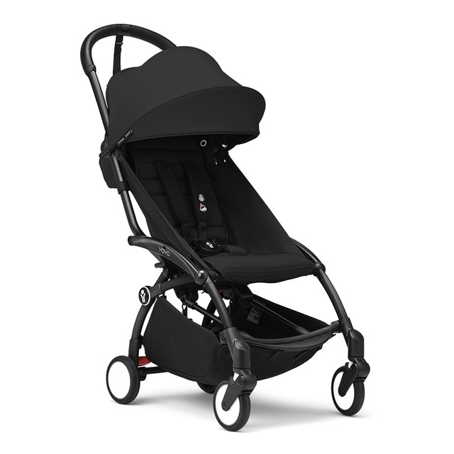 Silla de Paseo Stokke|| YOYO³ con Chasis Negro y 6+ color pack Negro