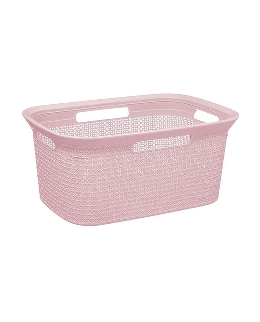 Cesta 45 L Rosa Escandinavo