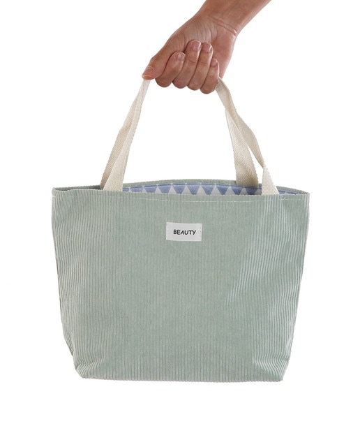 Bolsa corduroy menta