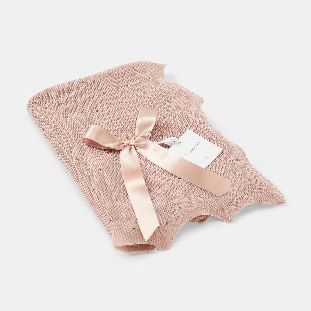 Fralda de Malha Inglesa Perlada Rosa-4