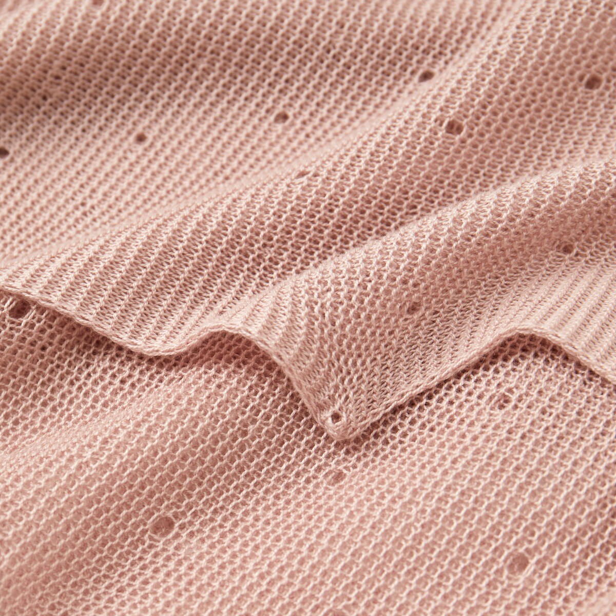 Fralda de Malha Inglesa Perlada Rosa-2