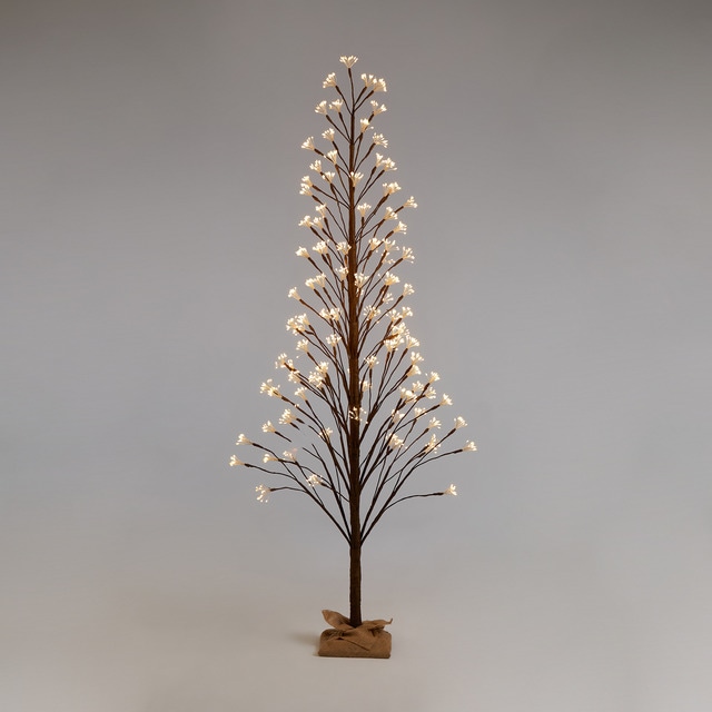Árbol papel Flor con luz LED Navidad El Corte Inglés