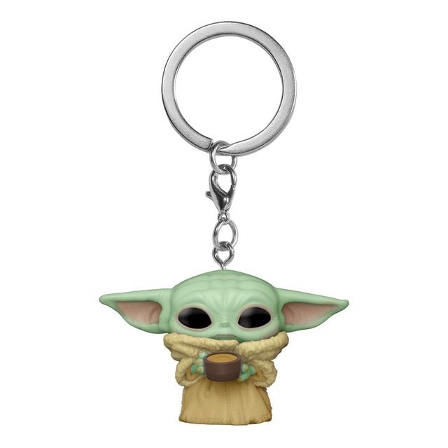Llavero Funko POP Star Wars El Mandaloriano El Niño Con Cuenco