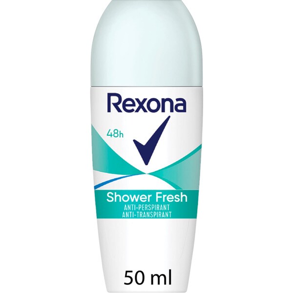 Desodorizante Shower Fresh Roll-On embalagem 50 ml