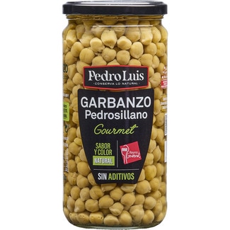 PEDRO LUIS garbanzos cocidos al natural predosillano gourmet frasco 660 g