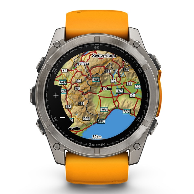 Garmin - Reloj Smartwatch fenix 8 51mm Zafiro Amoled, Titanio Garmin.