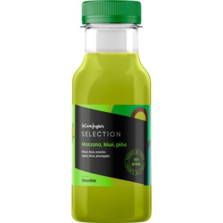 El Corte Inglés Selection Smoothie de Maçã, Kiwi e Ananás embalagem 250 ml