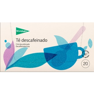 El Corte Inglés Chá Descafeinado 20 Saquetas embalagem 35 g