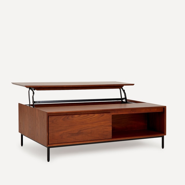 Mesa de centro de madera de nogal con tapa elevable Murray Room-El Corte Inglés