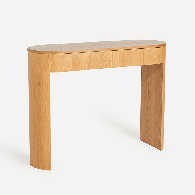 Consola de madera de roble Helen Room-El Corte Inglés