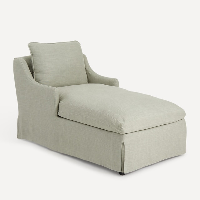 Chaise longue tapizada en lino Hampton El Corte Inglés