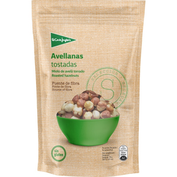 Toasted hazelnuts Gluten-free bag 150 g