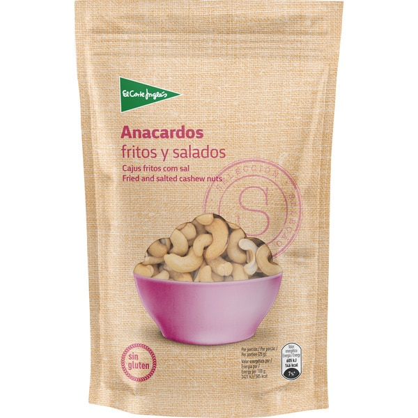 Geröstete und gesalzene Cashewnüsse Glutenfrei Tasche 150 g