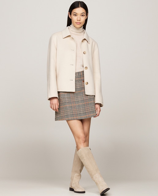 Tommy Hilfiger - Mini falda de tweed.