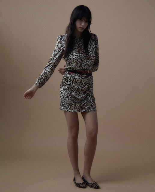 Vestido animal print