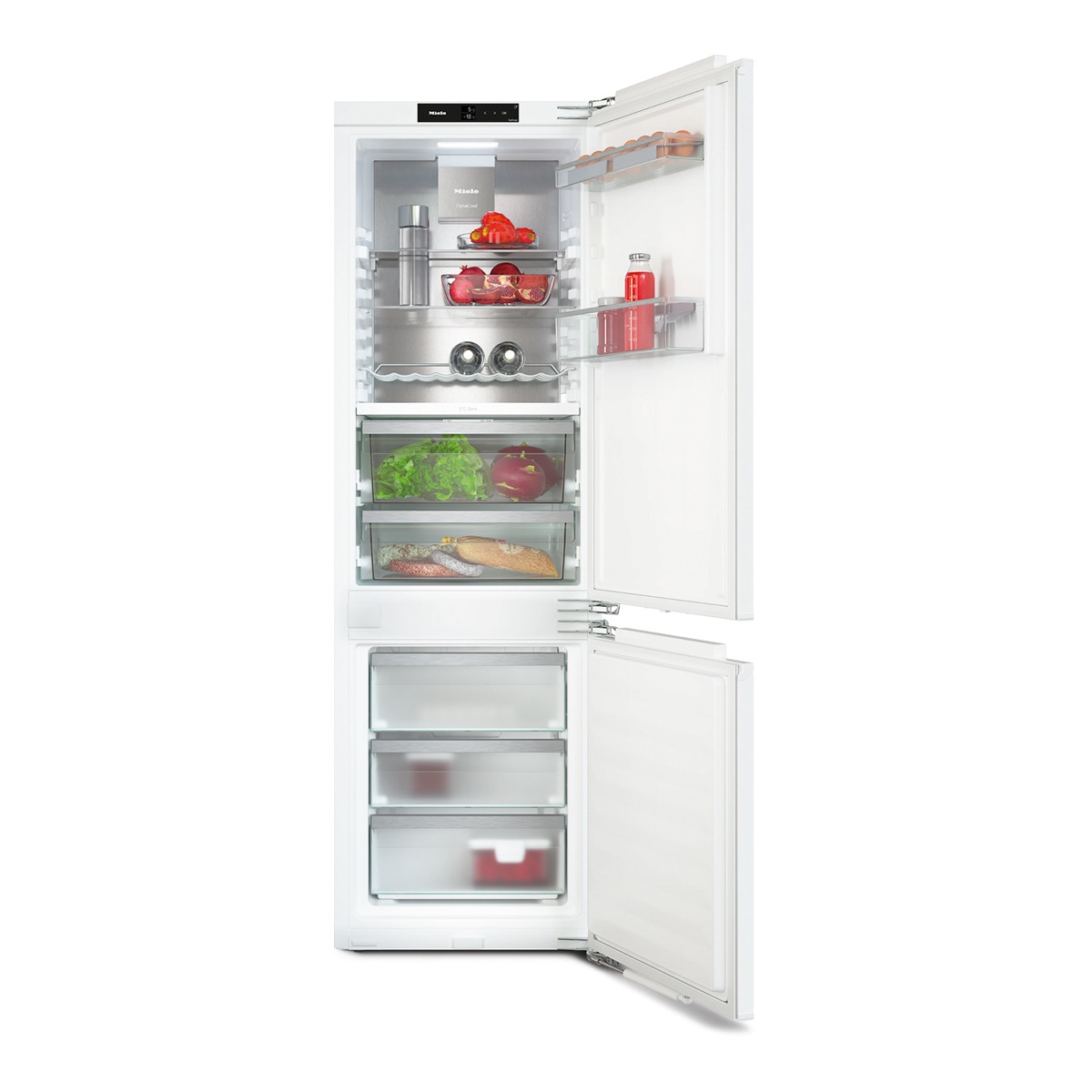 Miele – Frigorífico combi integración Miele PerfectFresh Pro, iluminación LED – KFN 7744 C 125.