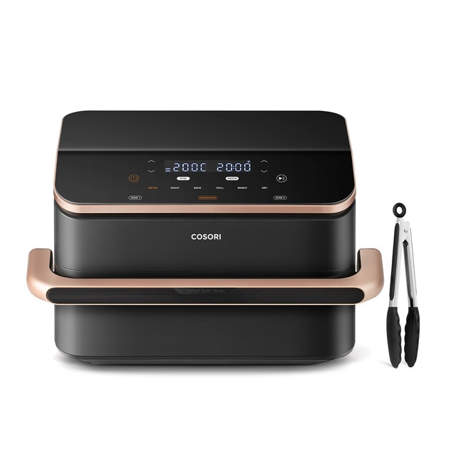 Freidora de aire Cosori Dual Blaze Twinfry™ chef Edition con capacidad de 10 Litros y divisor flexible