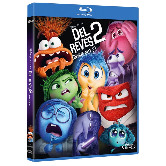 Del revés 2 (Inside out 2) (Blu-Ray).