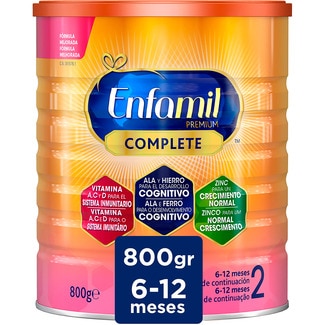ENFAMIL Premium 2 follow-on formula baby milk with LIPIL * DHA from 6 months can 800 g