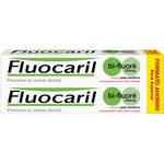 Pack Bi-fluoré Zahnpasta, verhindert Blutungen und Entzündungen des Zahnfleisches 125+125 ml