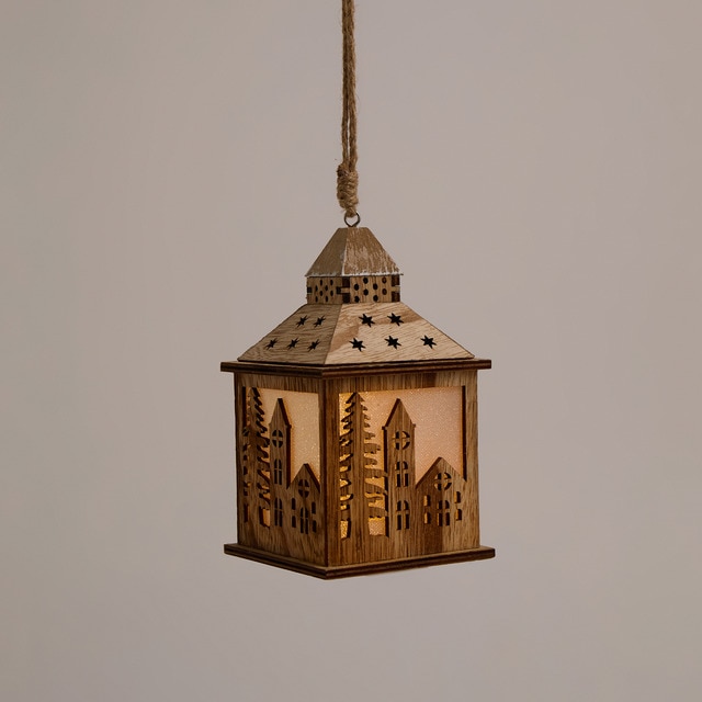 Colgante Farol con luz Navidad El Corte Inglés