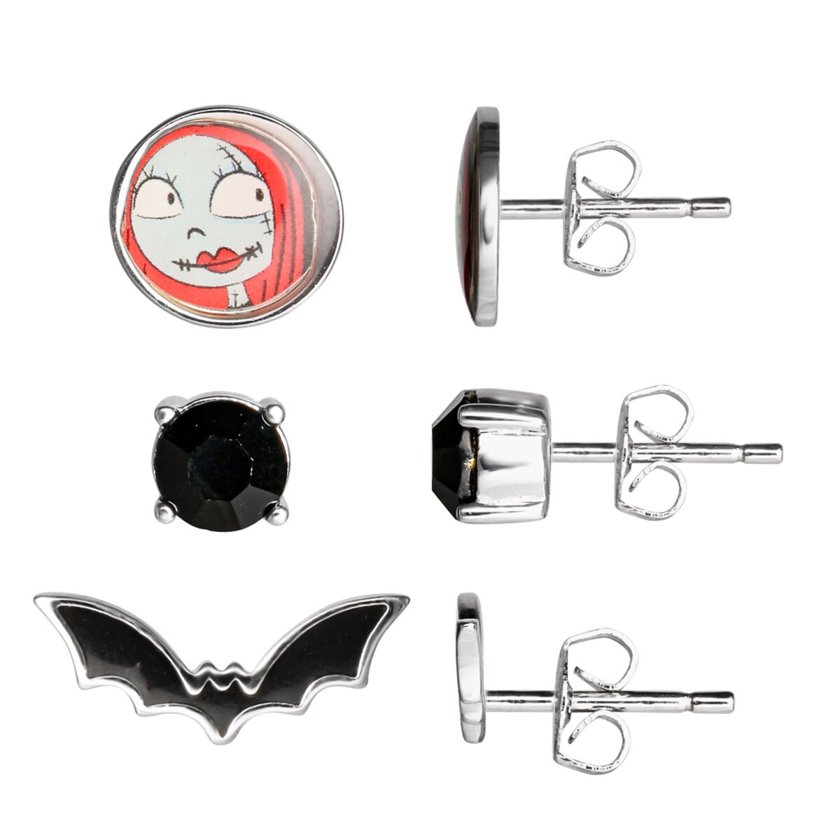 Conjunto de 3 Brincos Sally O Estranho Mundo de Jack 2