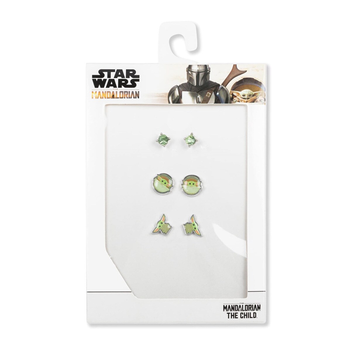 Conjunto de 3 Brincos Grogu Star Wars The Mandalorian 2