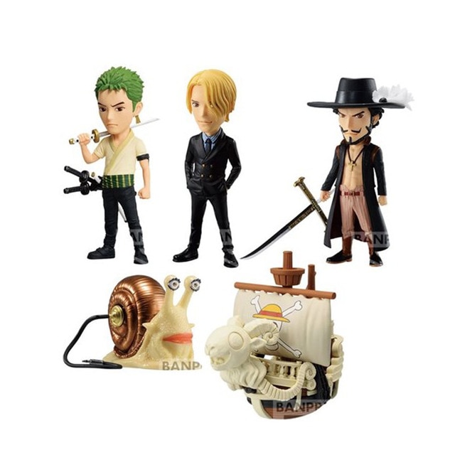 Figura 7 cm One Piece Banpresto modelos surtidos.