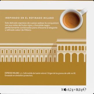 Café Espresso Milano de intensidad 7 estuche 14 cápsulas - Nescafe Dolce Gusto