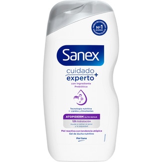 SANEX CUIDADO EXPERTO gel de baño Atopiderm Nutri Repair con prebiótico bottle 475 ml