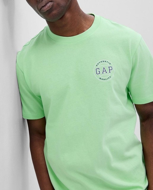 Camiseta de manga corta con estampado de hombre