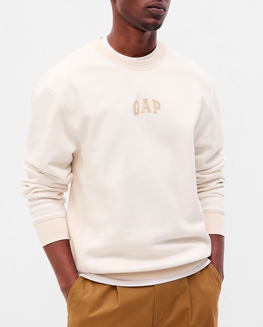 Sudadera cuello redondo con log GAP de hombre