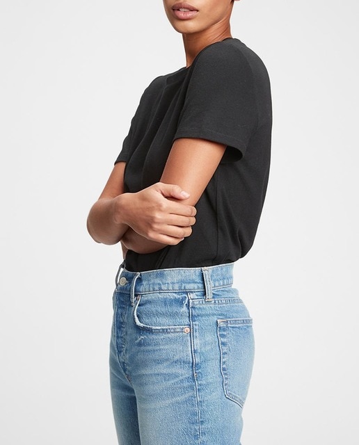 Camiseta básica de mujer 100% algodón