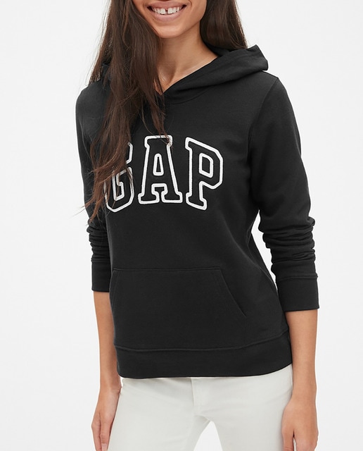 Sudadera de mujer con logo y capucha