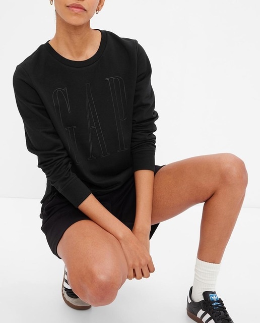 Sudadera con logo de mujer