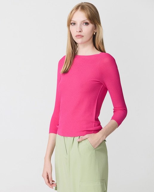 Jersey de mujer cuello barco