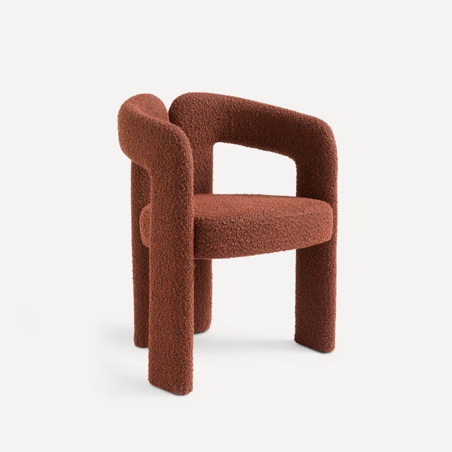 Silla de comedor en tejido bouclé Pavillion Room - El Corte Inglés