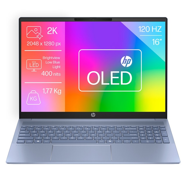 Portátil HP Pavilion 16-af0001ns, Intel Core Ultra 5-125U, 16GB, 512GB SSD, 16
