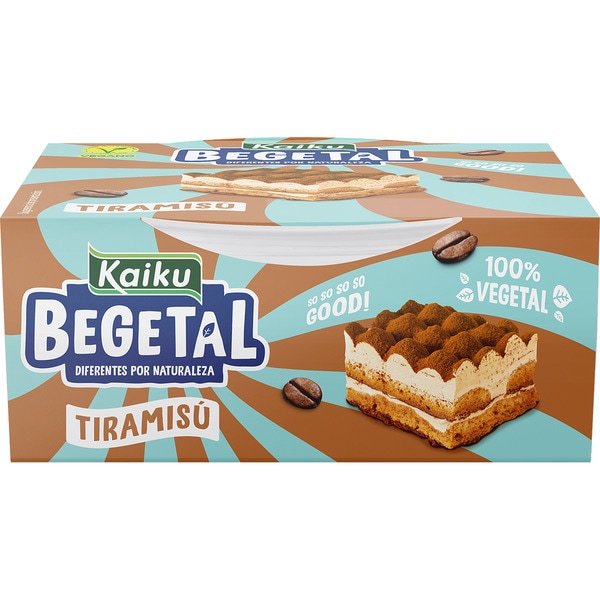 Begetal lactose-free vegetable tiramisú container 90 g