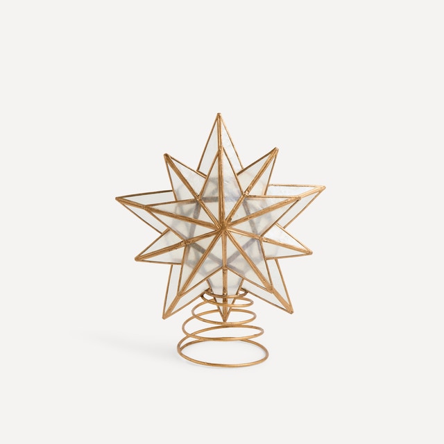 Tope para el árbol Estrella Capiz Navidad El Corte Inglés