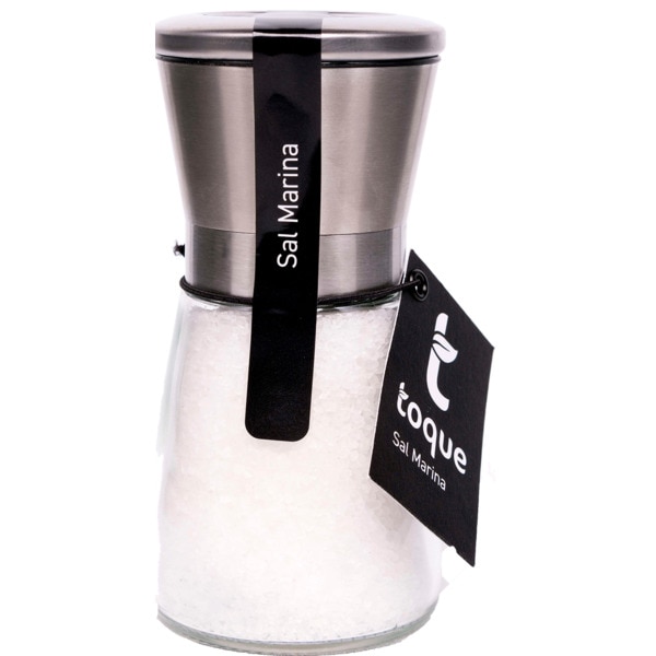 Sal Marinho em Moinho de Inox frasco 180 g