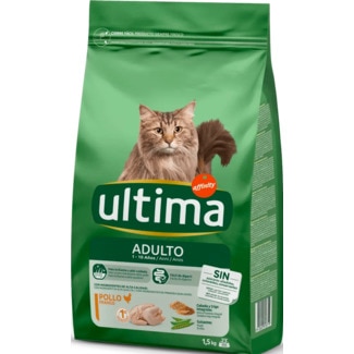Ultima Alimento Seco para Gato sabor Frango embalagem 1,5 kg