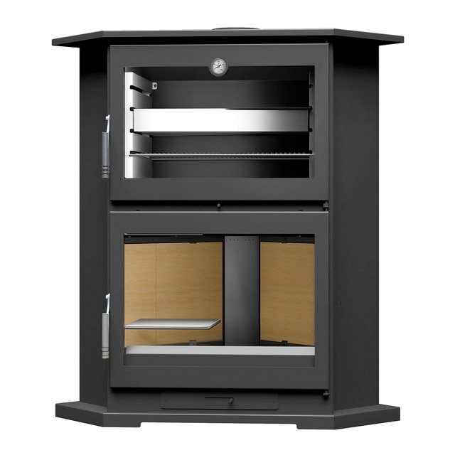 Imagen de CH-9 R Estufa rinconera 9 kg horno inox 🔥 en OfertitasTOP