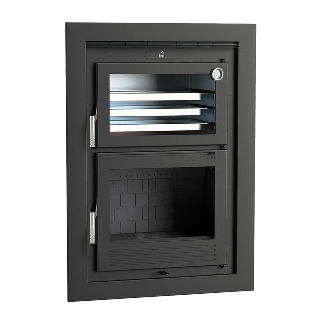Imagen de FM Horno de leña HLI-100 F insertable 100% eficiencia en OfertitasTOP