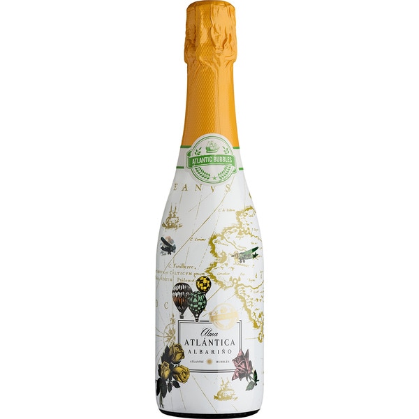 vino blanco espumoso albariño botella 37,5 cl - Alma Atlantica