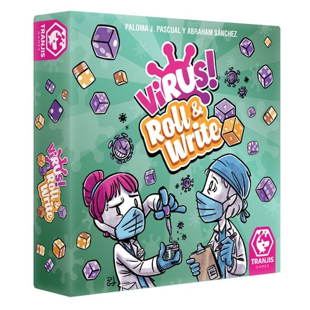 Juego de mesa Virus! Roll & Write Tranjis Games